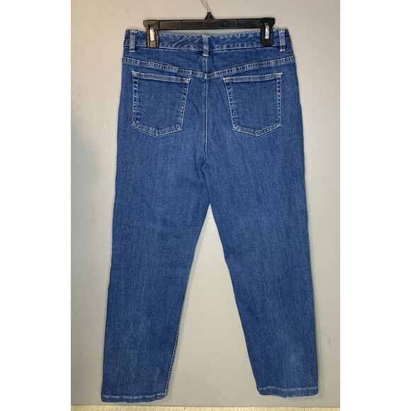 Liz Claiborne Women's 6R Straight Leg Denim Blue Jeans - Picture 3 of 5